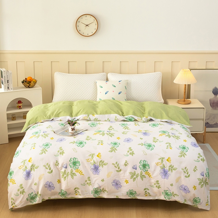 91家纺网 家纺一手货源 找家纺 （总） 雨萝家纺 新款12868全棉被罩纯棉被套