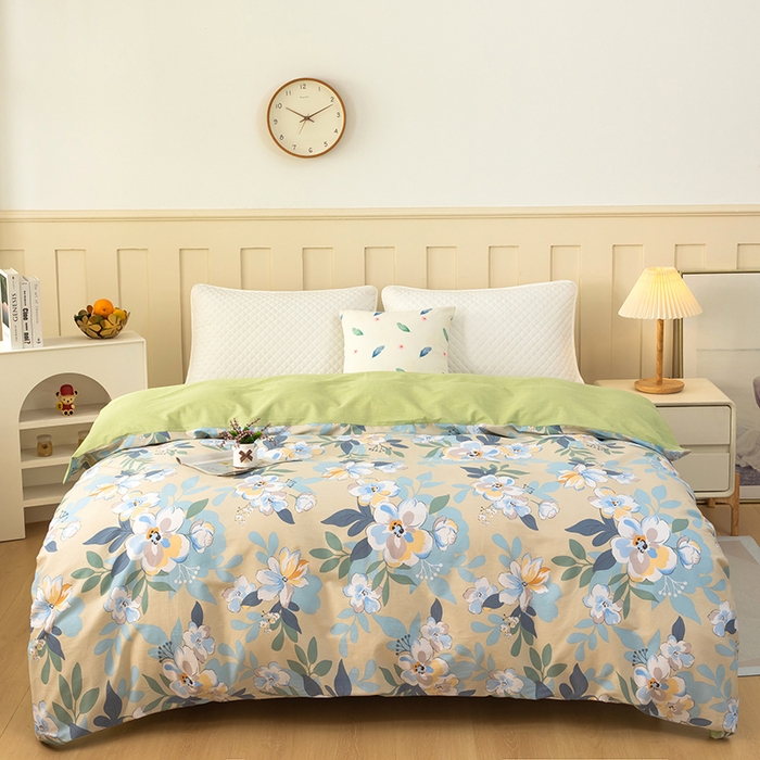 91家纺网 家纺一手货源 找家纺 （总） 雨萝家纺 新款12868全棉被罩纯棉被套