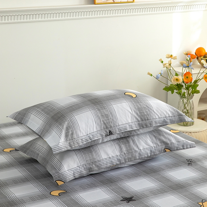 91家纺网 家纺一手货源 找家纺 总雨萝新款12868全棉纯棉枕套30*50cm一只