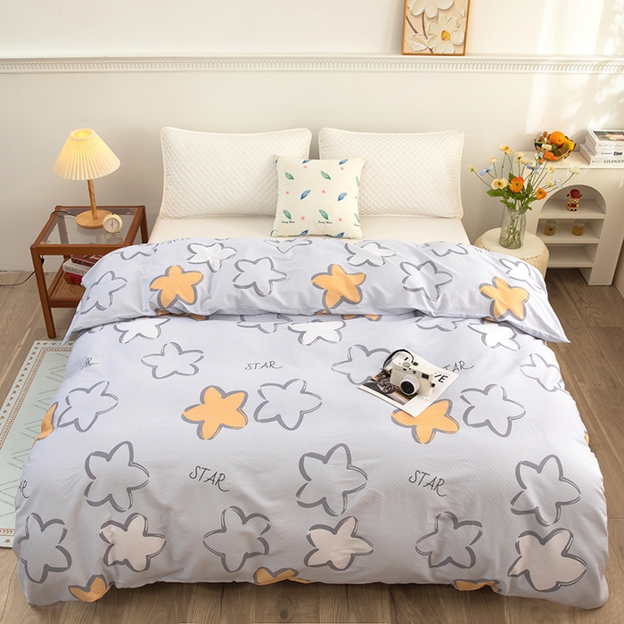 91家纺网 家纺一手货源 找家纺  雨萝家纺 新款12868全棉被罩纯棉被套 梦里星光