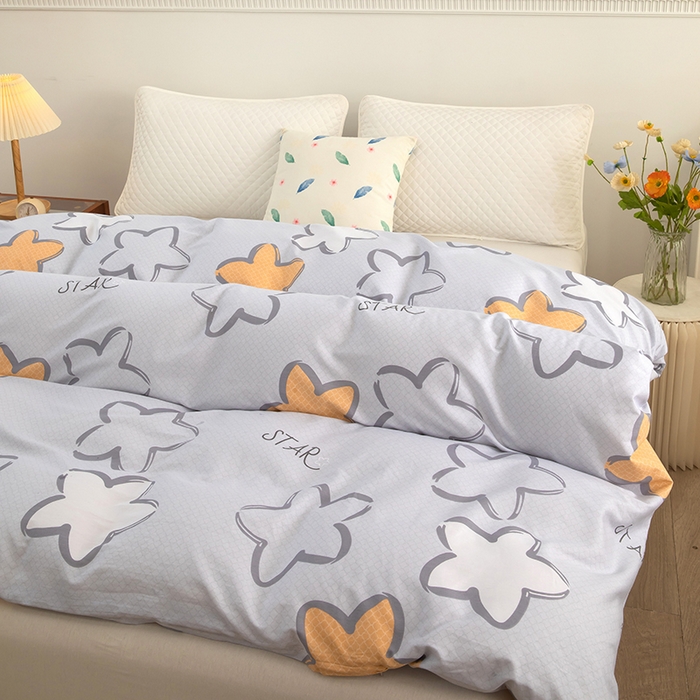 91家纺网 家纺一手货源 找家纺  雨萝家纺 新款12868全棉被罩纯棉被套 梦里星光