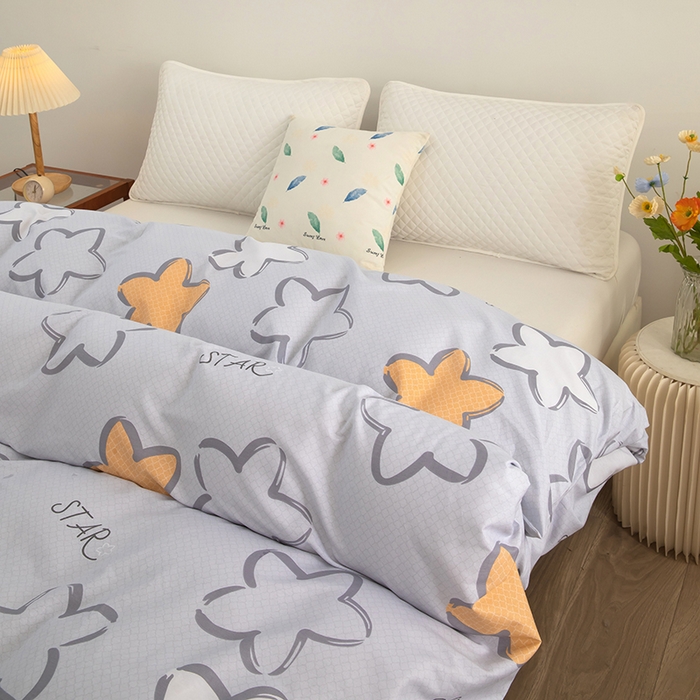 91家纺网 家纺一手货源 找家纺  雨萝家纺 新款12868全棉被罩纯棉被套 梦里星光