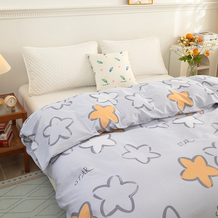 91家纺网 家纺一手货源 找家纺  雨萝家纺 新款12868全棉被罩纯棉被套 梦里星光