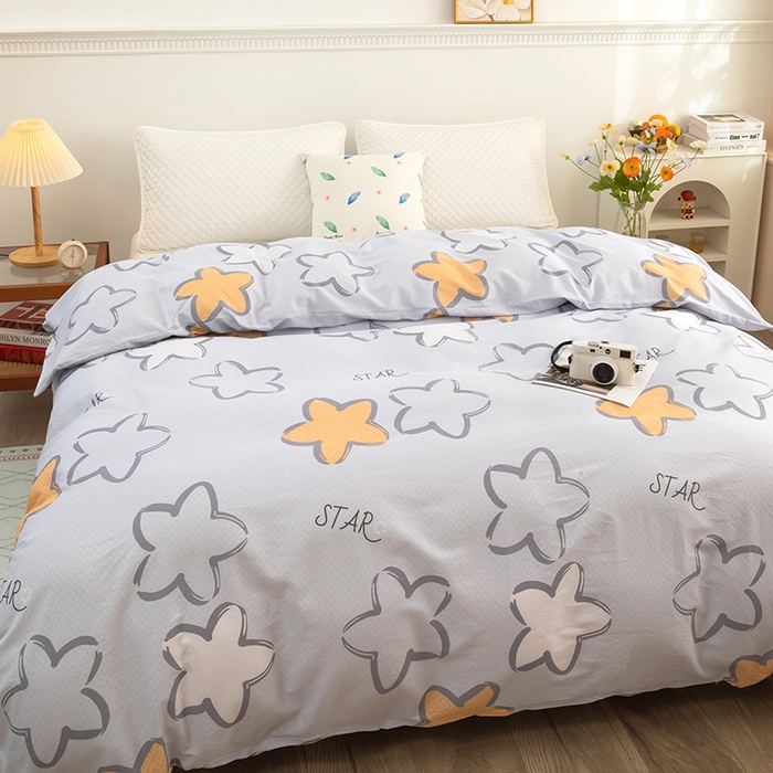 91家纺网 家纺一手货源 找家纺  雨萝家纺 新款12868全棉被罩纯棉被套 梦里星光