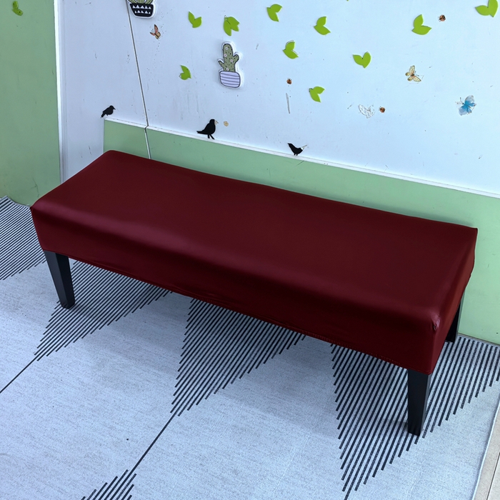 91家纺网 家纺一手货源 找家纺 （总）壹零特色家纺 2025新款PU长款换鞋凳套 长凳套