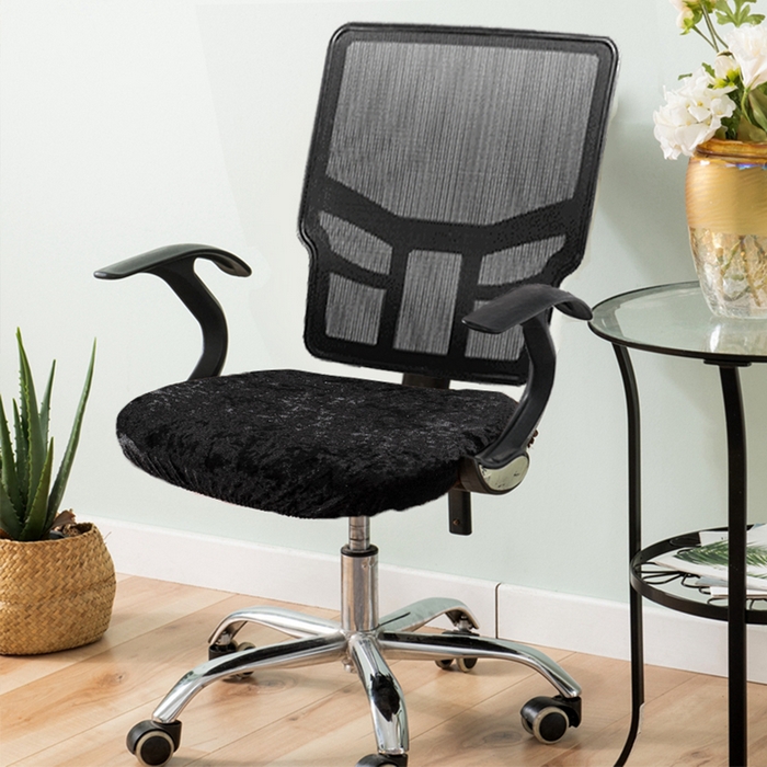 91家纺网 家纺一手货源 找家纺 （总）壹零特色家纺 弹力银狐绒坐垫套 办公室椅面套 家用座面套 坐垫套