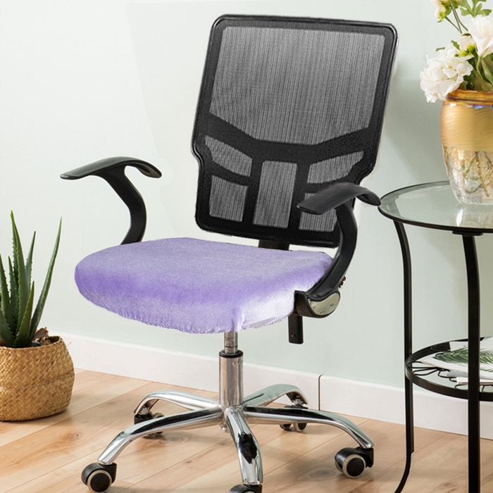 91家纺网 家纺一手货源 找家纺 （总）壹零特色家纺 弹力银狐绒坐垫套 办公室椅面套 家用座面套 坐垫套