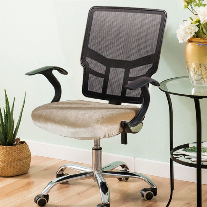 91家纺网 家纺一手货源 找家纺 （总）壹零特色家纺 弹力银狐绒坐垫套 办公室椅面套 家用座面套 坐垫套