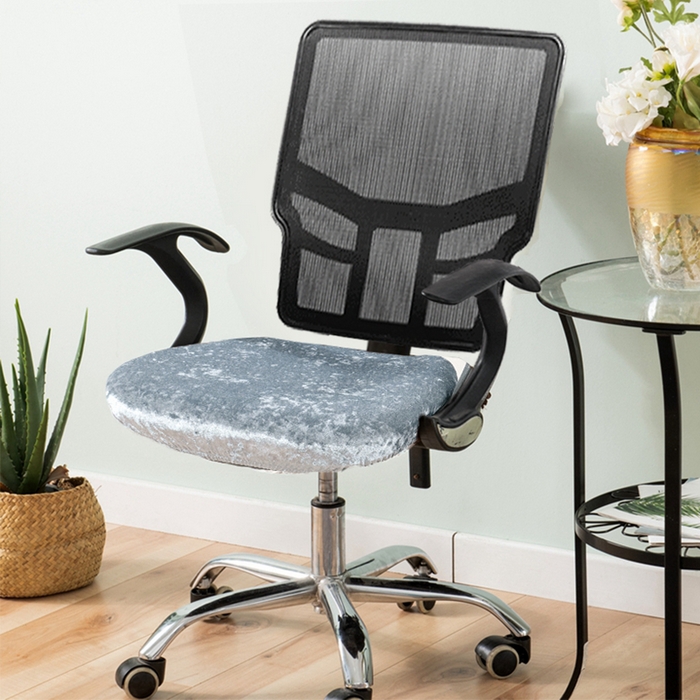 91家纺网 家纺一手货源 找家纺 （总）壹零特色家纺 弹力银狐绒坐垫套 办公室椅面套 家用座面套 坐垫套