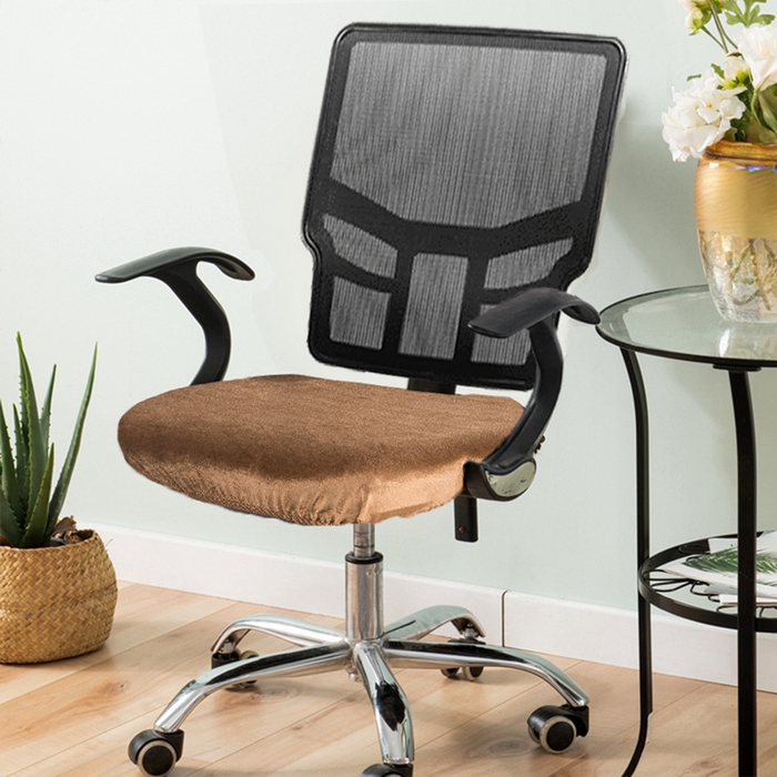 91家纺网 家纺一手货源 找家纺 （总）壹零特色家纺 弹力银狐绒坐垫套 办公室椅面套 家用座面套 坐垫套