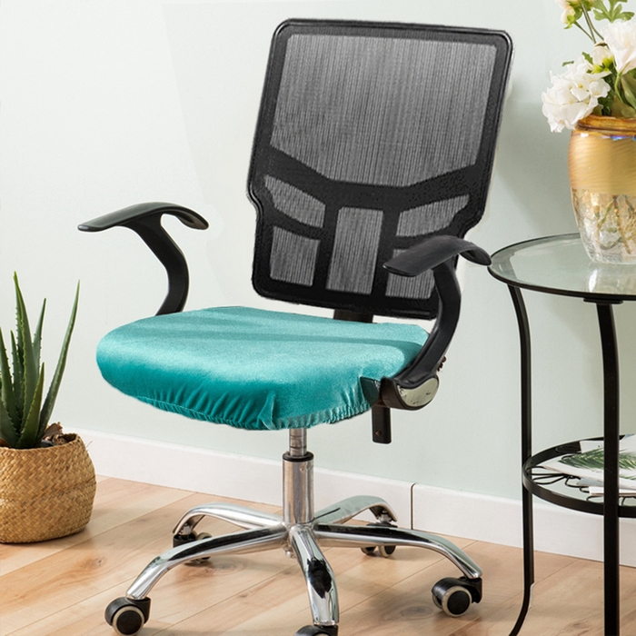 91家纺网 家纺一手货源 找家纺 （总）壹零特色家纺 弹力银狐绒坐垫套 办公室椅面套 家用座面套 坐垫套