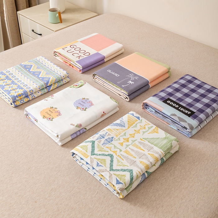 91家纺网 家纺一手货源 找家纺 （总）居美良品 2025新款人字纹老粗布凉席席子单床单 床单单件