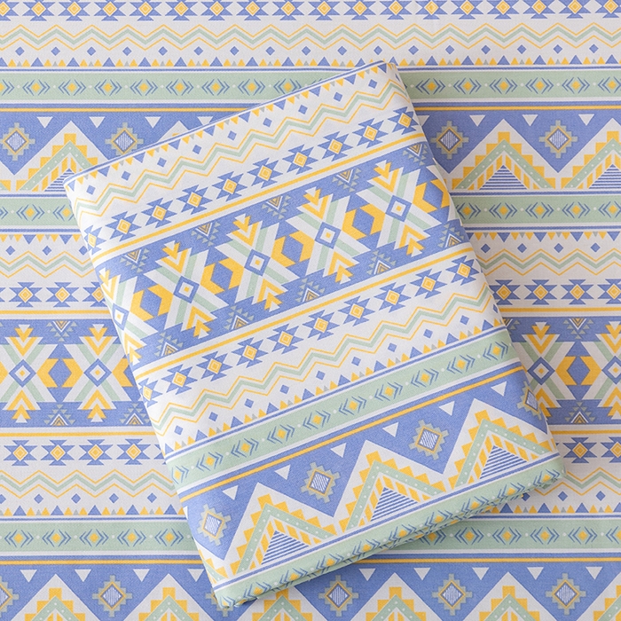 91家纺网 家纺一手货源 找家纺 居美良品 2025新款人字纹老粗布凉席席子单床单 床单单件 璀璨星河