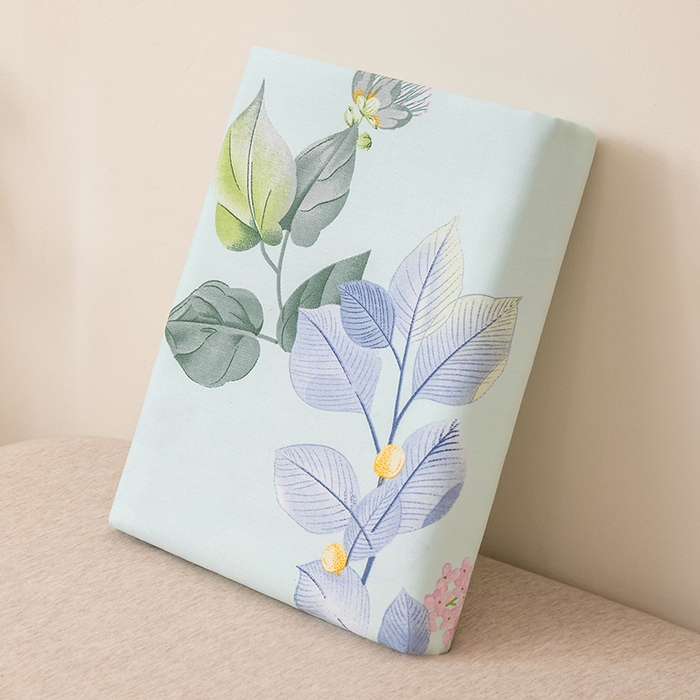 91家纺网 家纺一手货源 找家纺 居美良品 2025新款人字纹老粗布凉席席子单床单 床单单件 空谷幽兰