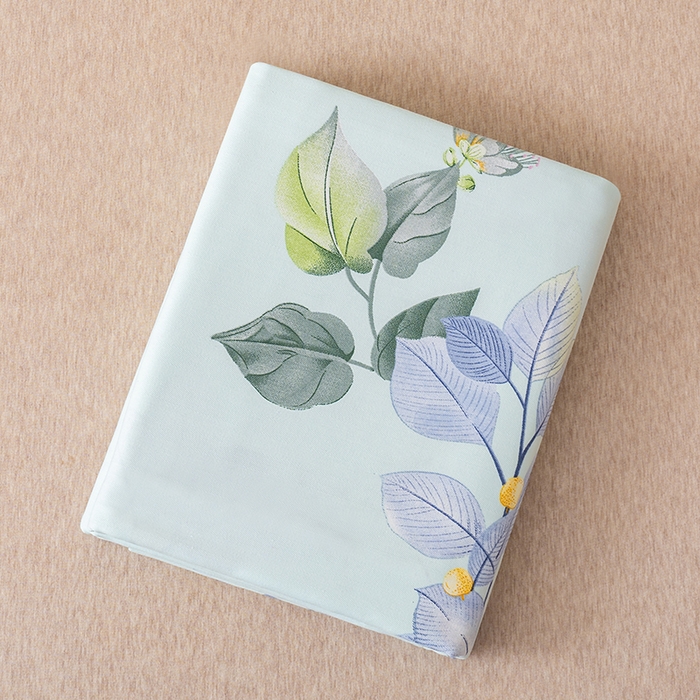 91家纺网 家纺一手货源 找家纺 居美良品 2025新款人字纹老粗布凉席席子单床单 床单单件 空谷幽兰