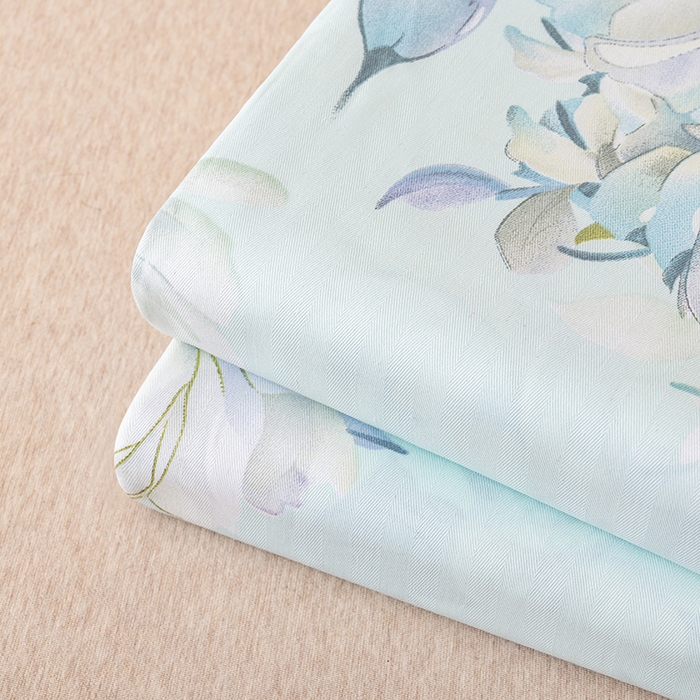 91家纺网 家纺一手货源 找家纺 居美良品 2025新款人字纹老粗布凉席席子单床单 床单单件 芳菲锦梦