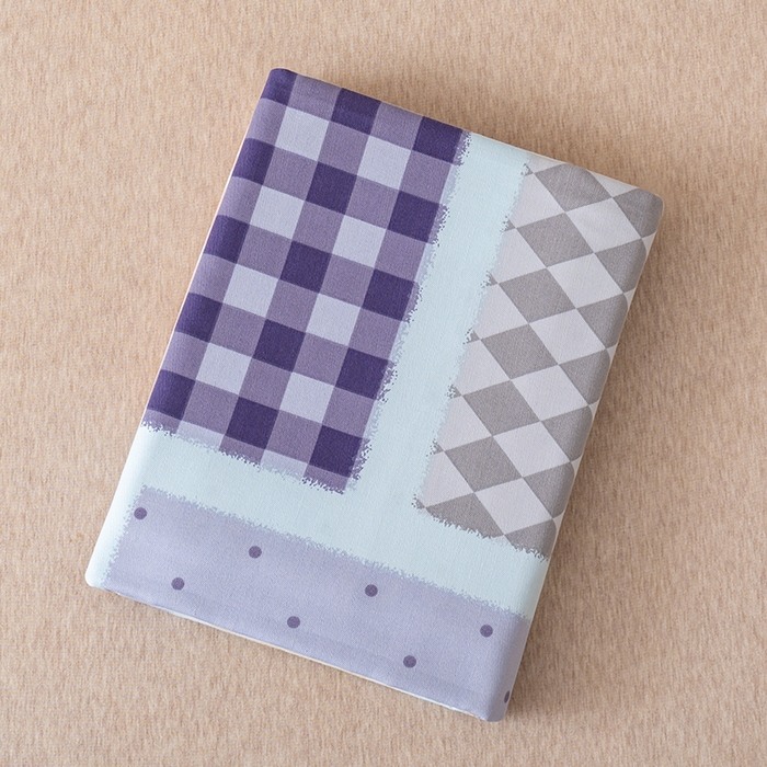 91家纺网 家纺一手货源 找家纺 居美良品 2025新款人字纹老粗布凉席席子单床单 床单单件 幸福魔方