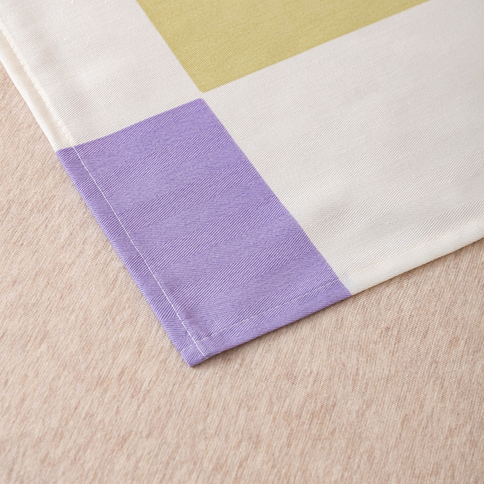 91家纺网 家纺一手货源 找家纺 居美良品 2025新款人字纹老粗布凉席席子单床单 床单单件 幸运星格