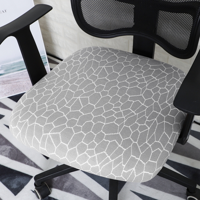 91家纺网 家纺一手货源 找家纺 （总）壹零特色家纺 弹力办公室石纹坐垫套  色织提花椅套 弹性椅套