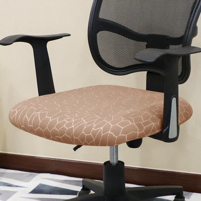 91家纺网 家纺一手货源 找家纺 （总）壹零特色家纺 弹力办公室石纹坐垫套  色织提花椅套 弹性椅套