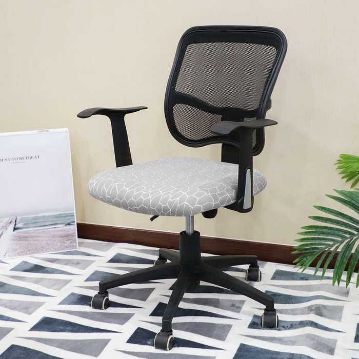 91家纺网 家纺一手货源 找家纺 （总）壹零特色家纺 弹力办公室石纹坐垫套  色织提花椅套 弹性椅套