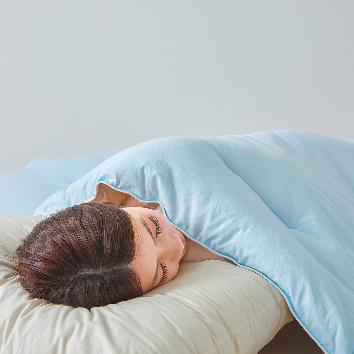 91家纺网 家纺一手货源 找家纺 芭芭棉家纺 2025新款深睡云亚朵同款星球被被子母被冬被芯 轻梦蓝