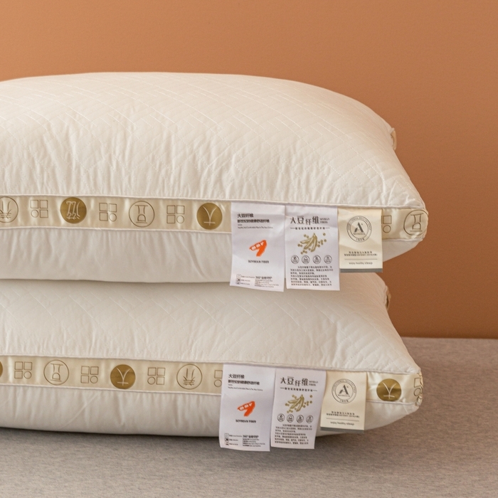 91家纺网 家纺一手货源 找家纺 （总）鼎晟纺 2025新款大豆枕全棉回归自然大豆枕枕头枕芯