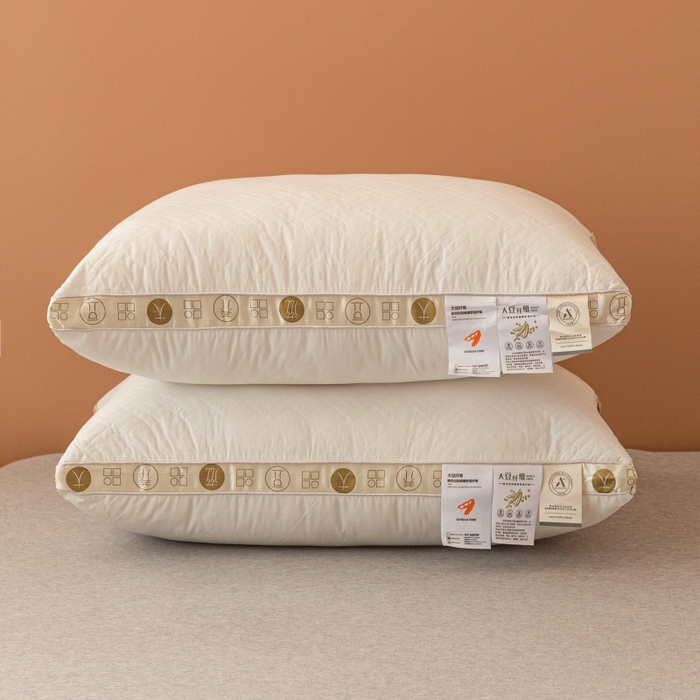 91家纺网 家纺一手货源 找家纺 （总）鼎晟纺 2025新款大豆枕全棉回归自然大豆枕枕头枕芯