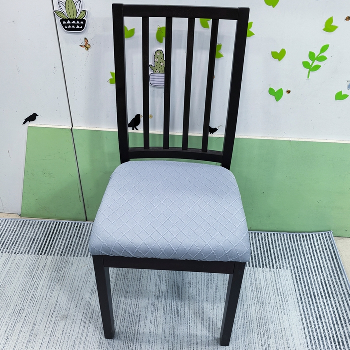 91家纺网 家纺一手货源 找家纺 （总）壹零特色家纺 TPU菱形格提花单独坐垫套 弹性饭店厨房椅面套子 伊克兰多专用椅套子