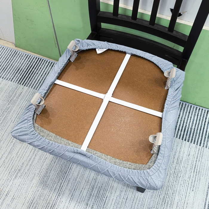 91家纺网 家纺一手货源 找家纺 （总）壹零特色家纺 TPU菱形格提花单独坐垫套 弹性饭店厨房椅面套子 伊克兰多专用椅套子