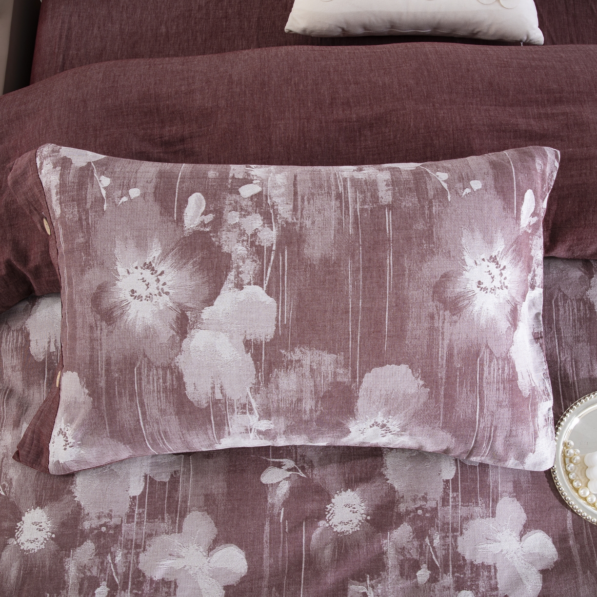 91家纺网 家纺一手货源 找家纺 （总）鲁爱家纺供货 2025新款全棉色织提花四件套