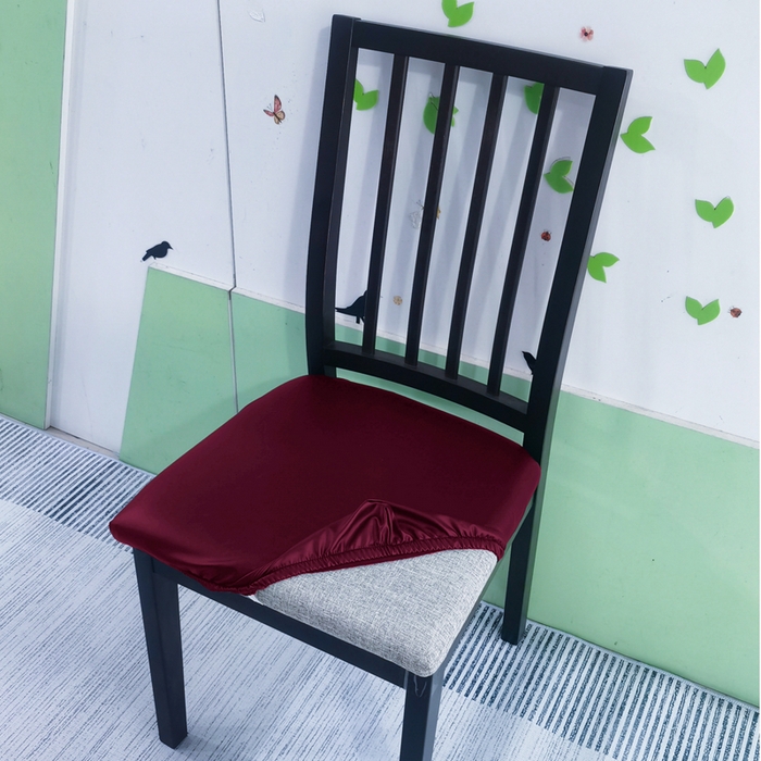 91家纺网 家纺一手货源 找家纺 （总）壹零特色家纺 弹力防水PU坐垫套 家用饭店人造革纯色椅面套 卡扣座面套