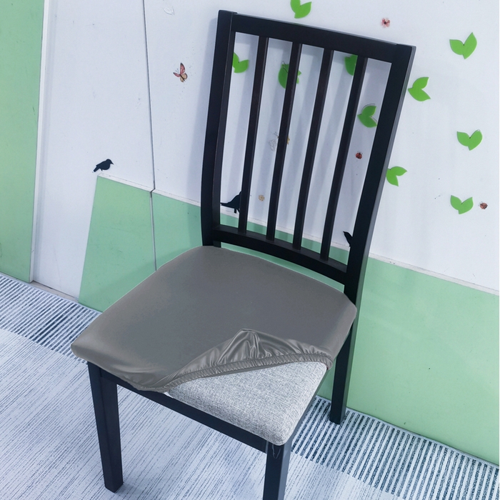 91家纺网 家纺一手货源 找家纺 （总）壹零特色家纺 弹力防水PU坐垫套 家用饭店人造革纯色椅面套 卡扣座面套