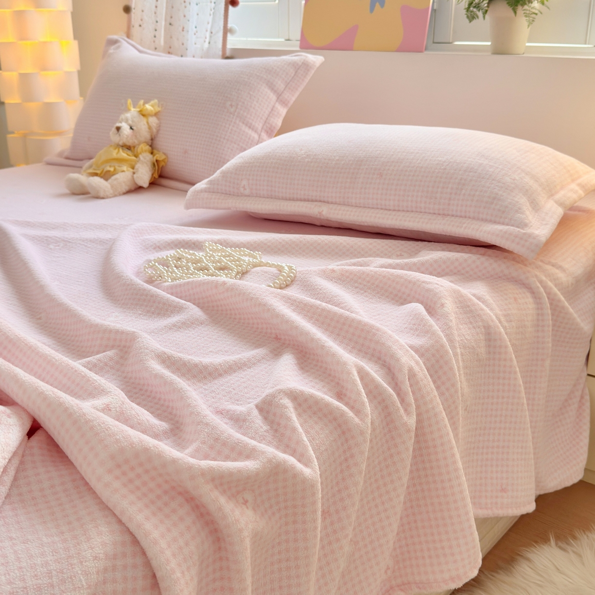 91家纺网 家纺一手货源 找家纺 （总）芙绣家纺 2025新款印花高克重牛奶绒床单系列