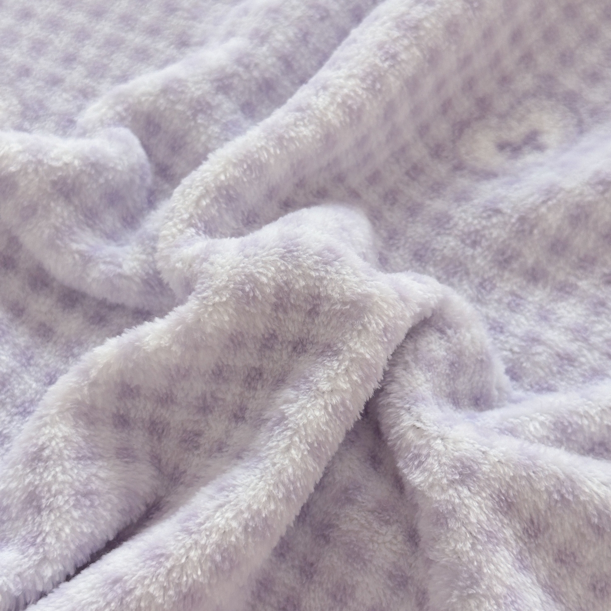 91家纺网 家纺一手货源 找家纺 芙绣家纺 2025新款印花高克重牛奶绒床单系列 爱心格格-浅紫