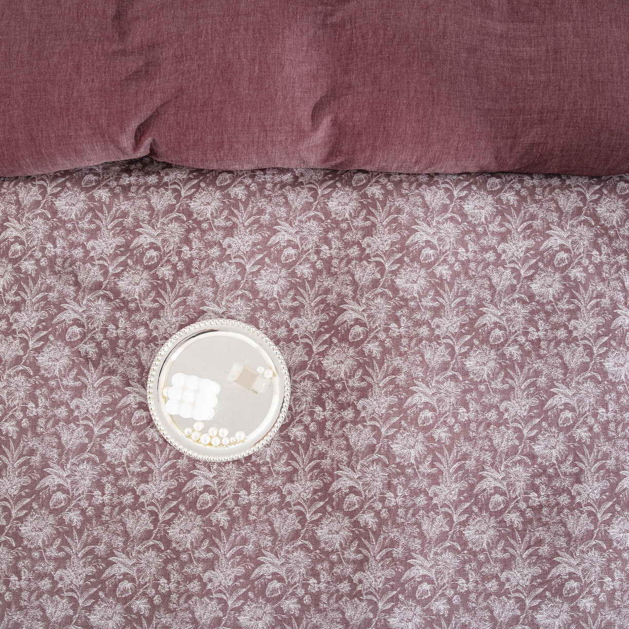 91家纺网 家纺一手货源 找家纺 鲁爱家纺供货 2025新款全棉色织提花四件套 风华正茂-豆沙