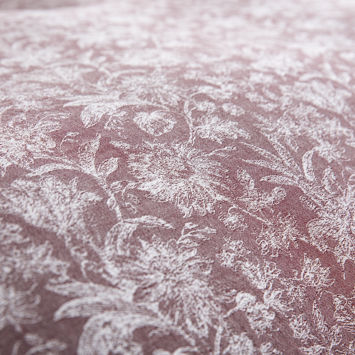 91家纺网 家纺一手货源 找家纺 鲁爱家纺供货 2025新款全棉色织提花四件套 风华正茂-豆沙