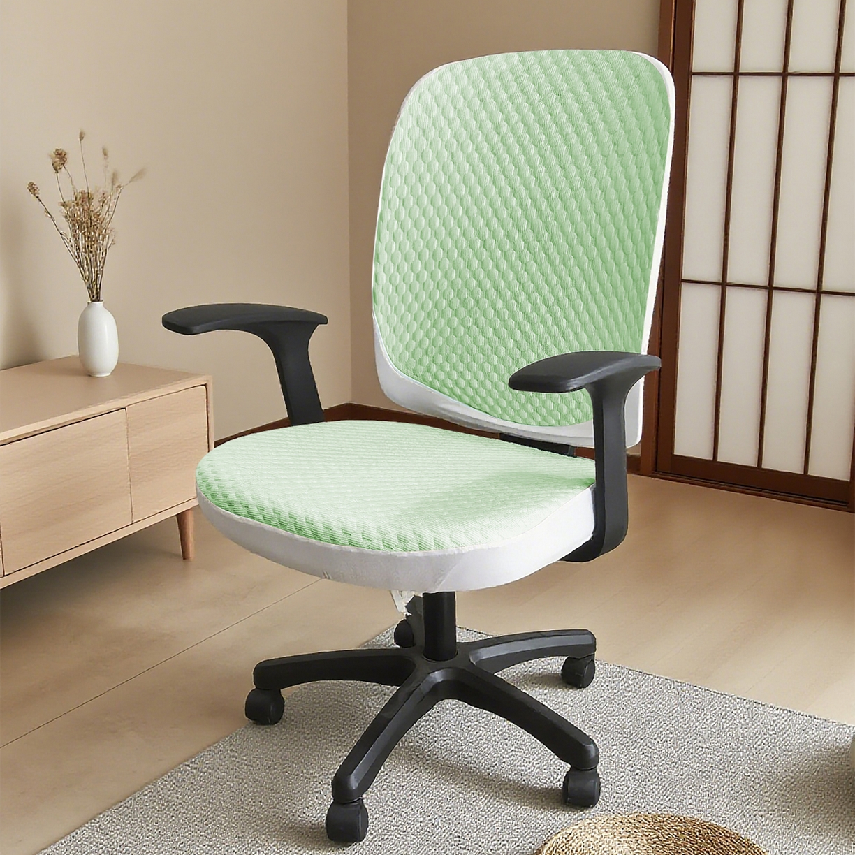 91家纺网 家纺一手货源 找家纺 （总）壹零特色家纺 2025新款冰豆豆分体椅套坐垫套单品座椅套单件座椅套