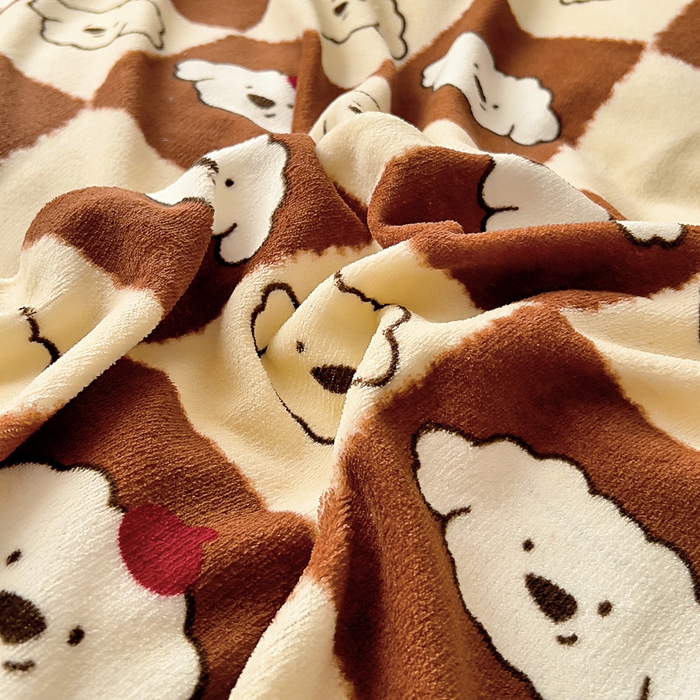 91家纺网 家纺一手货源 找家纺 找底底家纺 2025新款牛奶绒四件套（日发50套优惠8元一套） 可可奶格