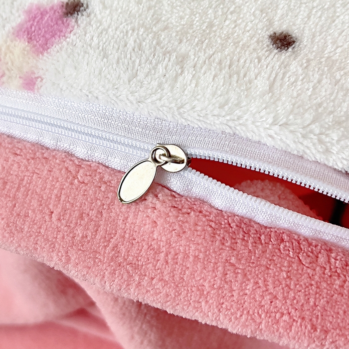 91家纺网 家纺一手货源 找家纺 找底底家纺 2025新款牛奶绒四件套（日发50套优惠8元一套） 奶糖波点熊