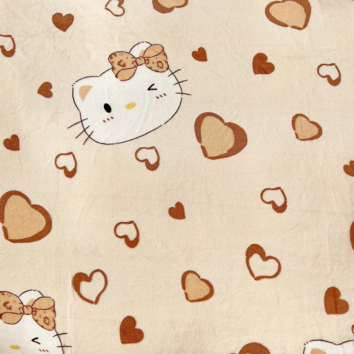 91家纺网 家纺一手货源 找家纺 找底底家纺 2025新款牛奶绒四件套（日发50套优惠8元一套） 奶杏猫