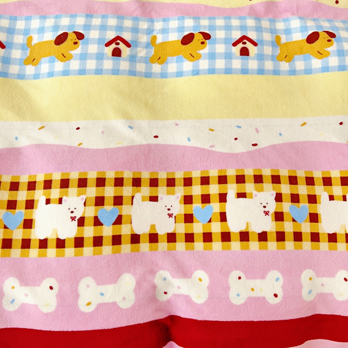 91家纺网 家纺一手货源 找家纺 找底底家纺 2025新款牛奶绒四件套（日发50套优惠8元一套） 小狗巴士