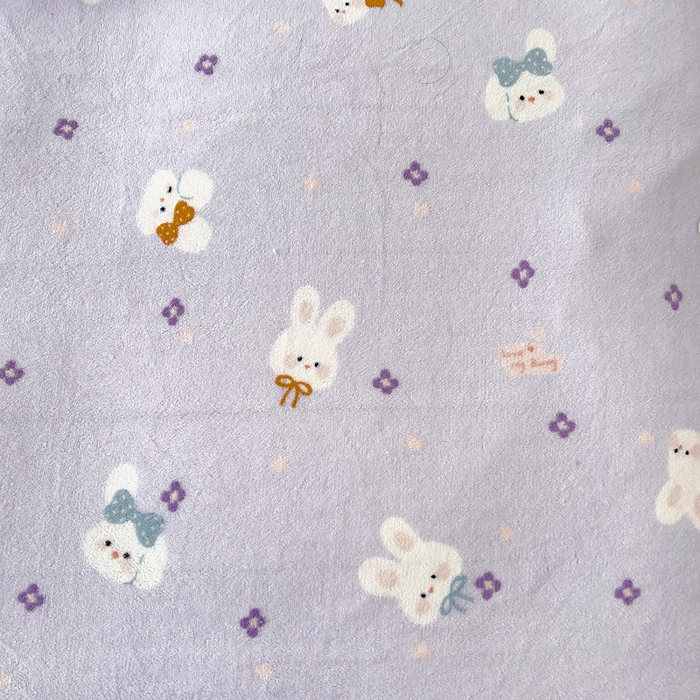 91家纺网 家纺一手货源 找家纺 找底底家纺 2025新款牛奶绒四件套（日发50套优惠8元一套） 芋泥兔