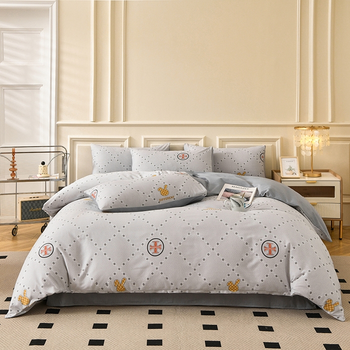 91家纺网 家纺一手货源 找家纺 （总）宇彬家纺 2025新款秋冬全棉纯棉精梳生态原棉印花加厚磨毛被套单被套被套单件单品被套