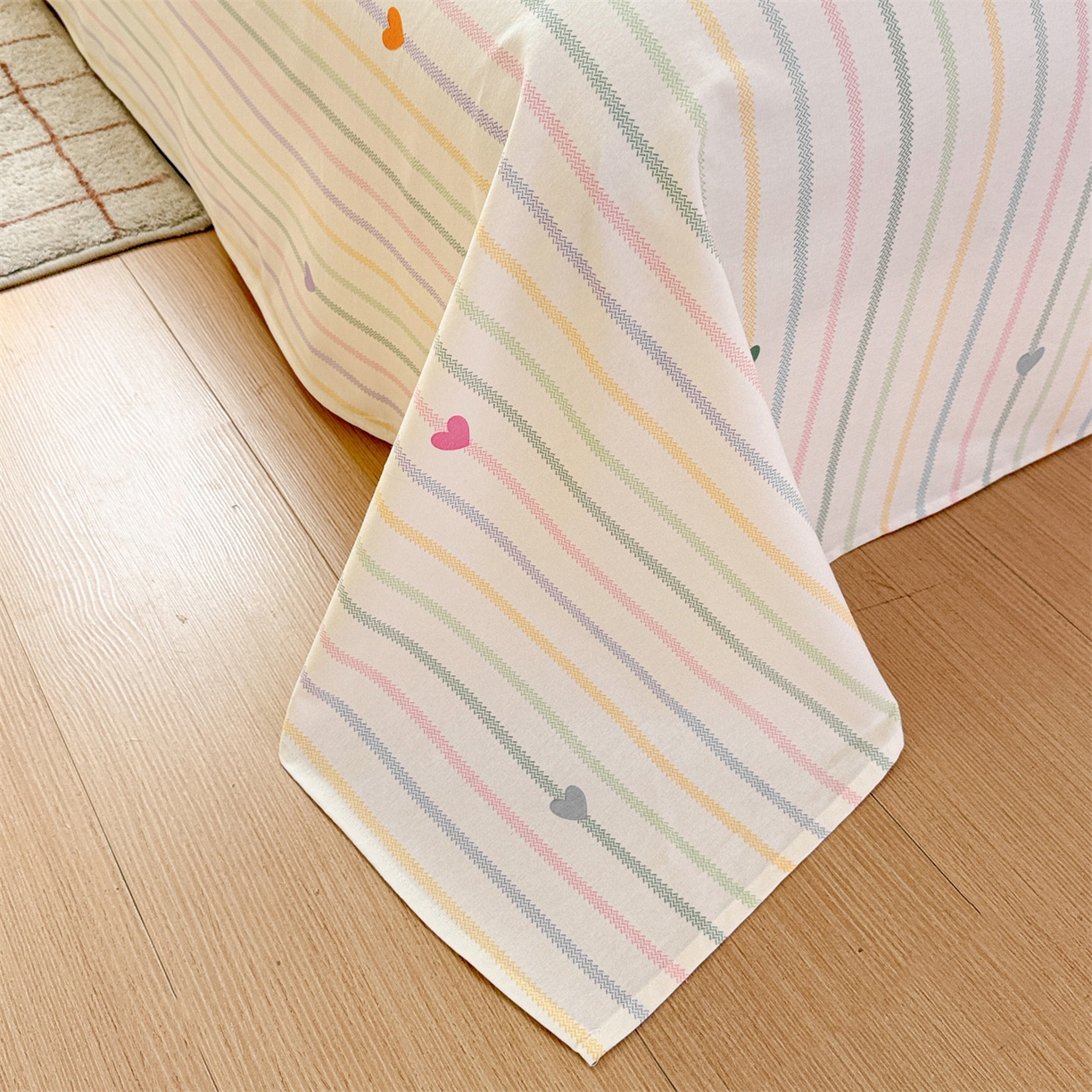 91家纺网 家纺一手货源 找家纺 （总）名兮家居 2025秋冬新款100%全棉纯棉磨毛单床单 床单单件