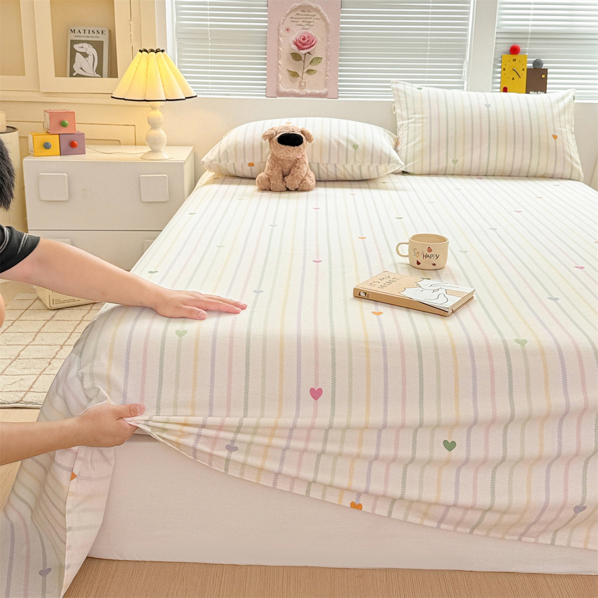 91家纺网 家纺一手货源 找家纺 （总）名兮家居 2025秋冬新款100%全棉纯棉磨毛单床单 床单单件