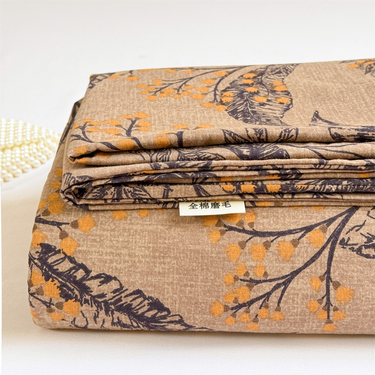 91家纺网 家纺一手货源 找家纺 （总）名兮家居 2025秋冬新款100%全棉纯棉磨毛单床单 床单单件