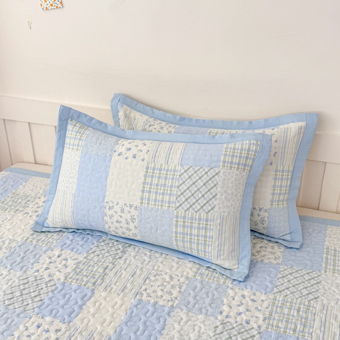 91家纺网 家纺一手货源 找家纺 （总）999家纺 2025秋冬新款A类云感原麻双层纱床盖三件套四季通用炕盖夹棉床单床褥(提供买家秀)-简约款