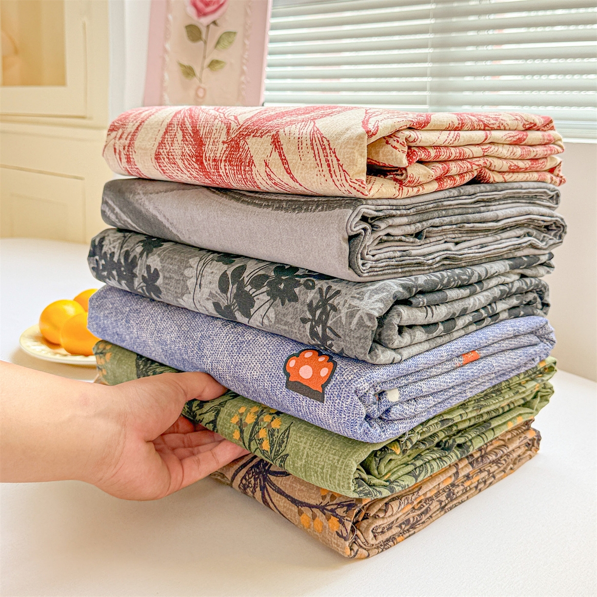 91家纺网 家纺一手货源 找家纺 名兮家居 2025秋冬新款100%全棉纯棉磨毛单床单 床单单件 组合图仅供展示不可下单