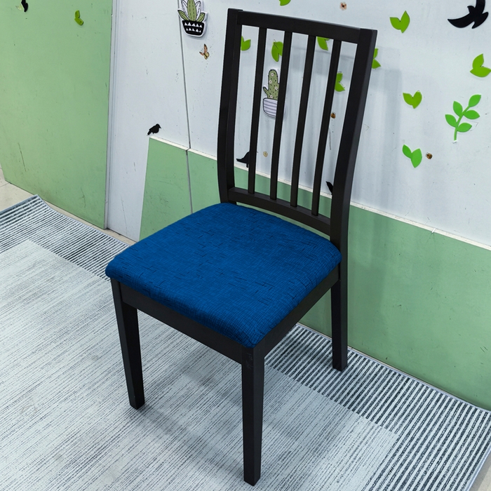 91家纺网 家纺一手货源 找家纺 （总）壹零特色家纺 2025新款家用伊克多兰印花坐垫套 餐厅弹力椅面套 客厅椅套子凳子套